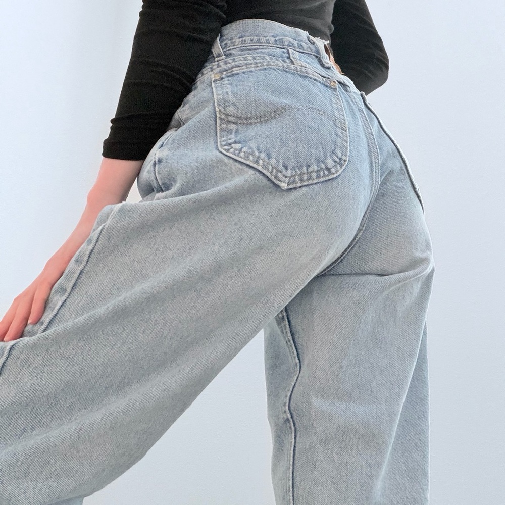 Vintage Y2K 70s High Waisted Mom Jean | Deadstock Lee Riders | Union Made USA
